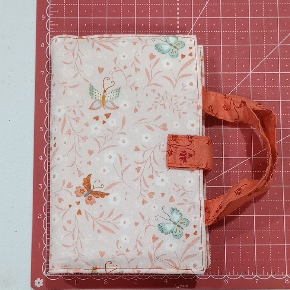 Butterfly Floral Fabric Colored Pencil Tote